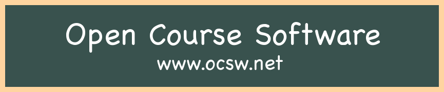 Open Course Software Logo